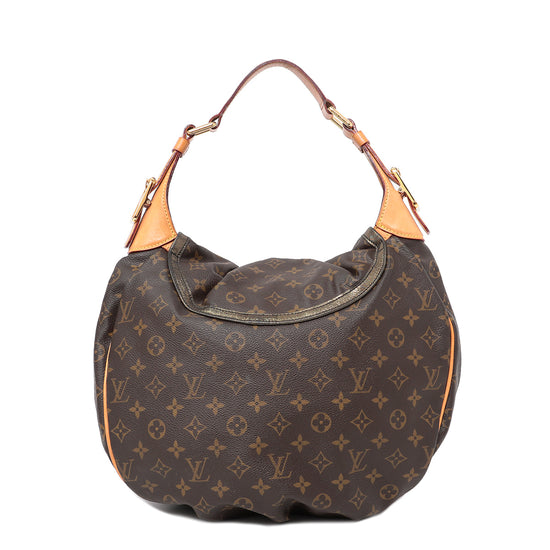 Kalahari cloth handbag Louis Vuitton Brown in Cloth - 18946203