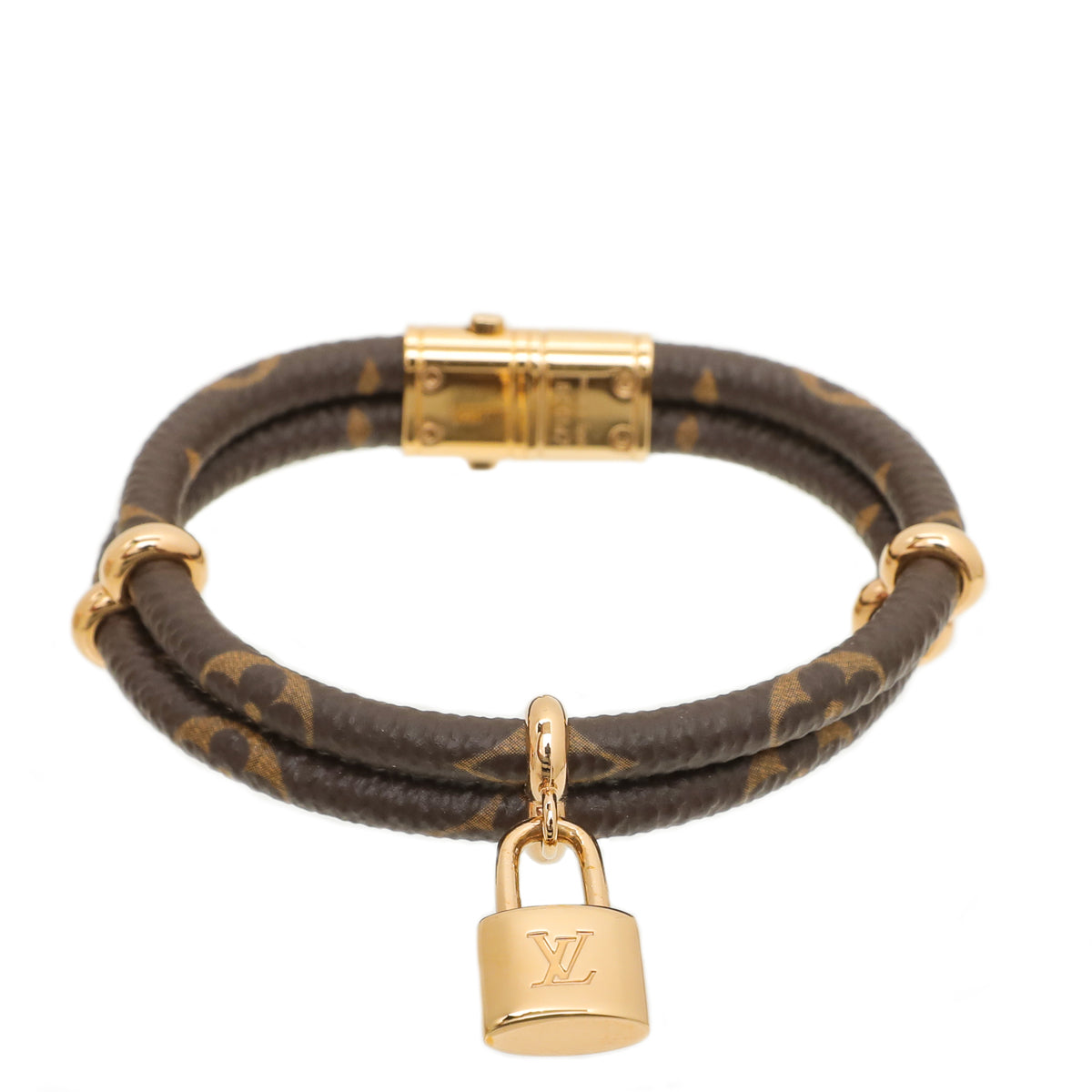 Louis Vuitton Monogram Keep It Twice Bracelet-Louis Vuitton-THE CLOSET