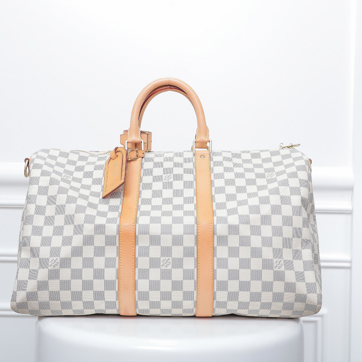 Louis Vuitton Azur KeepaII Bandouliere 45 Bag