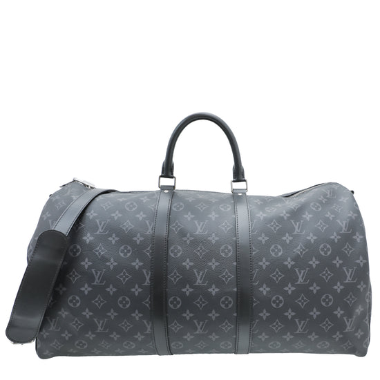 Louis Vuitton Monogram Eclipse Keepall Bandouliere Bag – The Closet