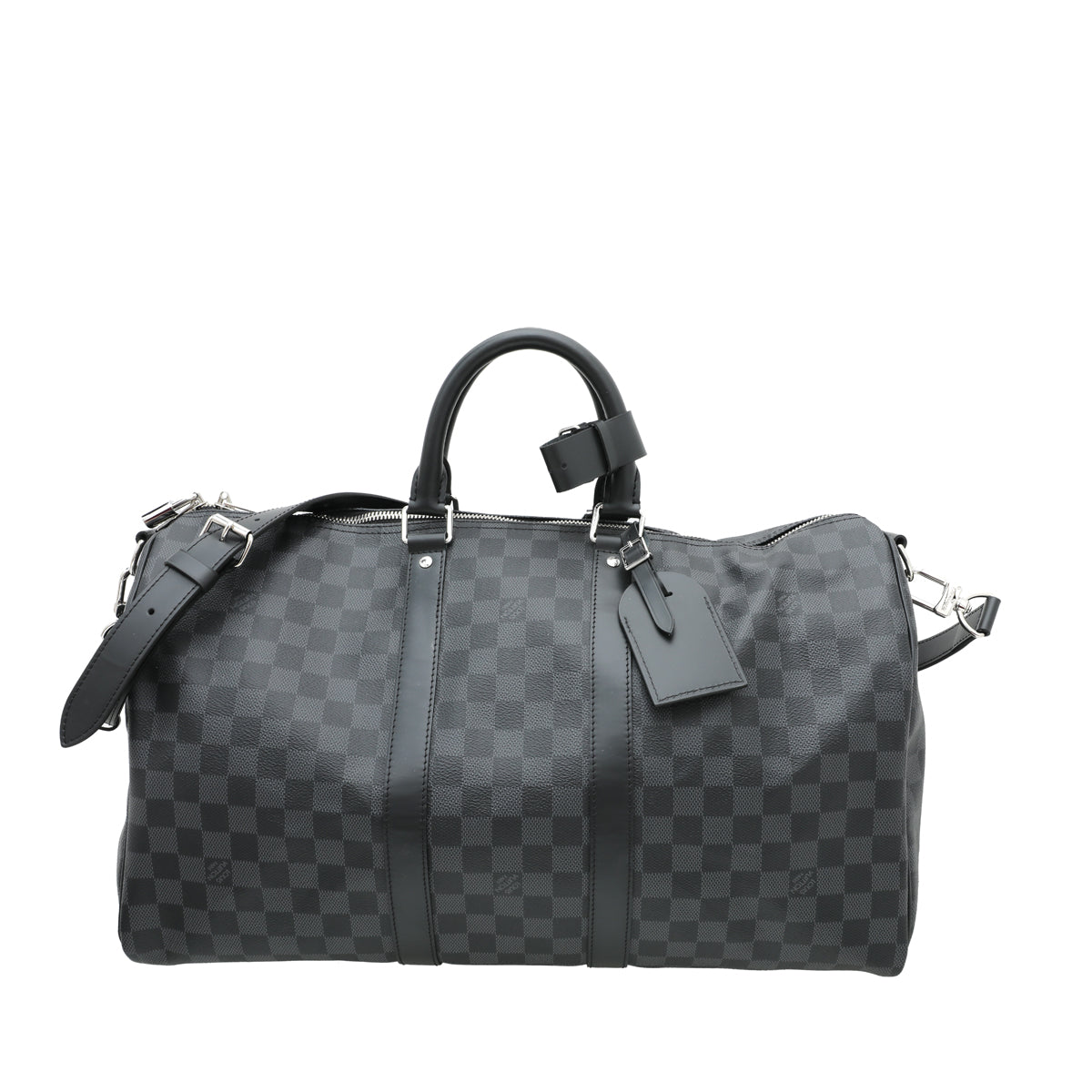 Louis Vuitton Graphite Keepall Bandouliere 45 Bag-Louis Vuitton-THE CLOSET