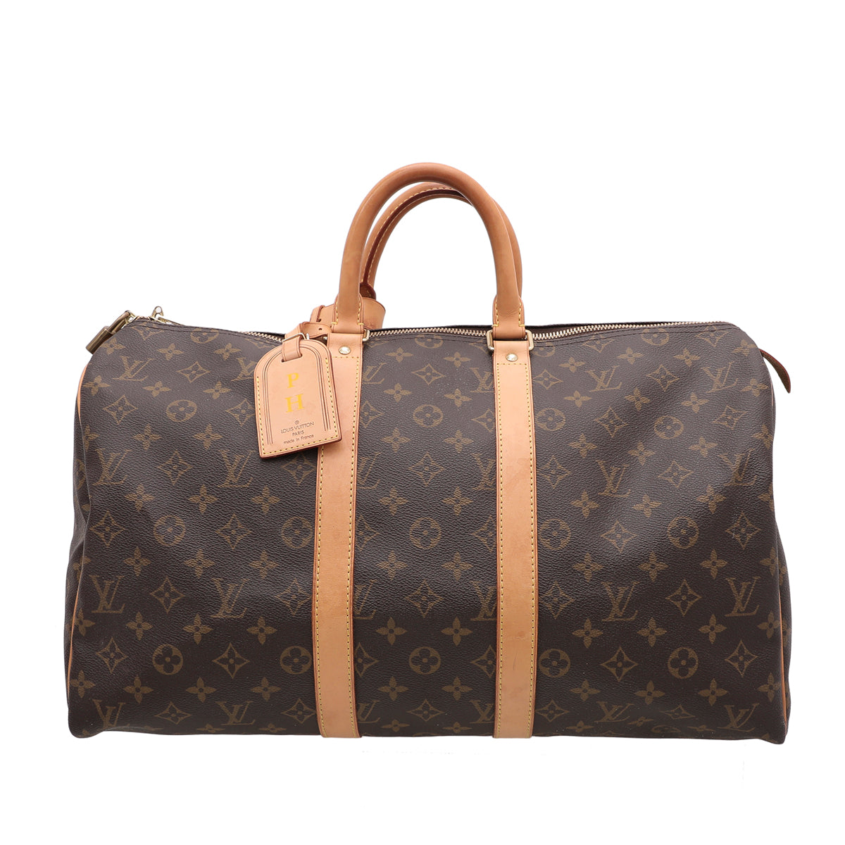 Louis Vuitton Brown Monogram Keepall 45 Bag-Louis Vuitton-THE CLOSET