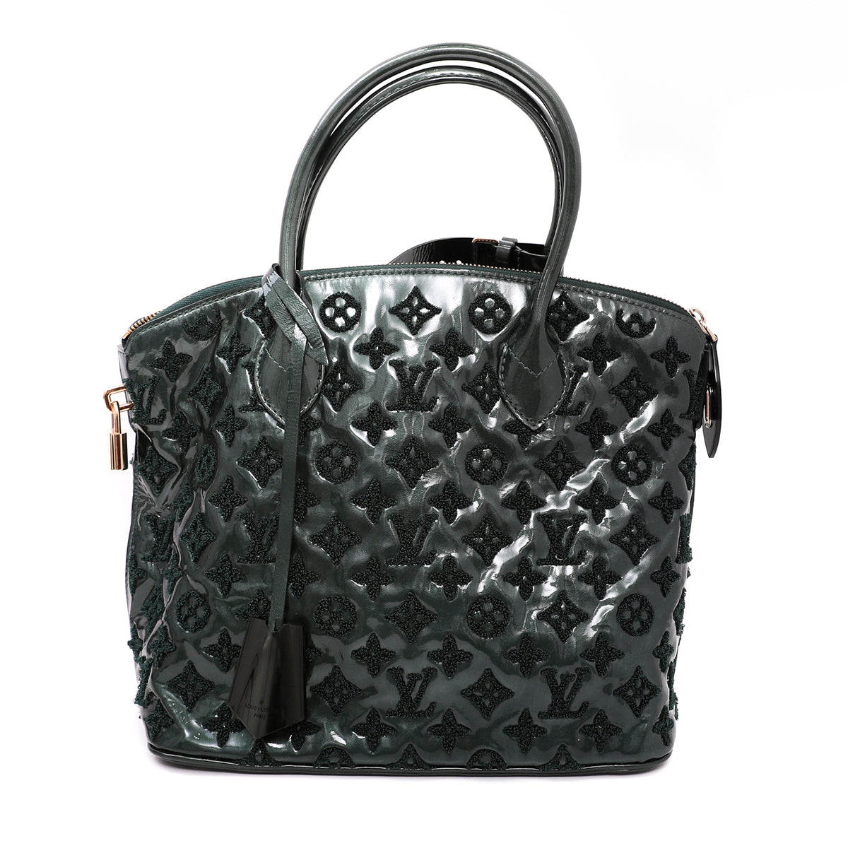 Louis Vuitton Vert Fonce Monogram LE Fascination Lockit Bag-Louis Vuitton-THE CLOSET