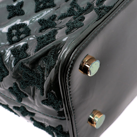 Louis Vuitton Black Patent Leather Fascination Lock It Bag