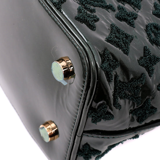 Louis Vuitton Black Patent Leather Fascination Lock It Bag