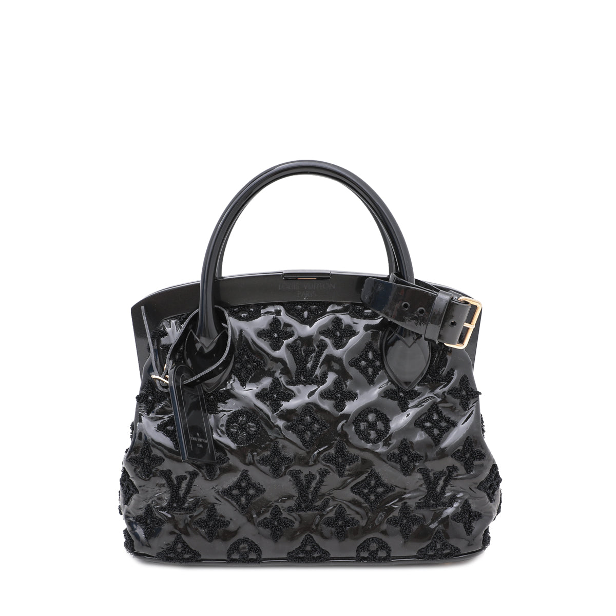 Louis Vuitton LE Black Monogram Fascination Lockit Frame Bag-Louis Vuitton-THE CLOSET