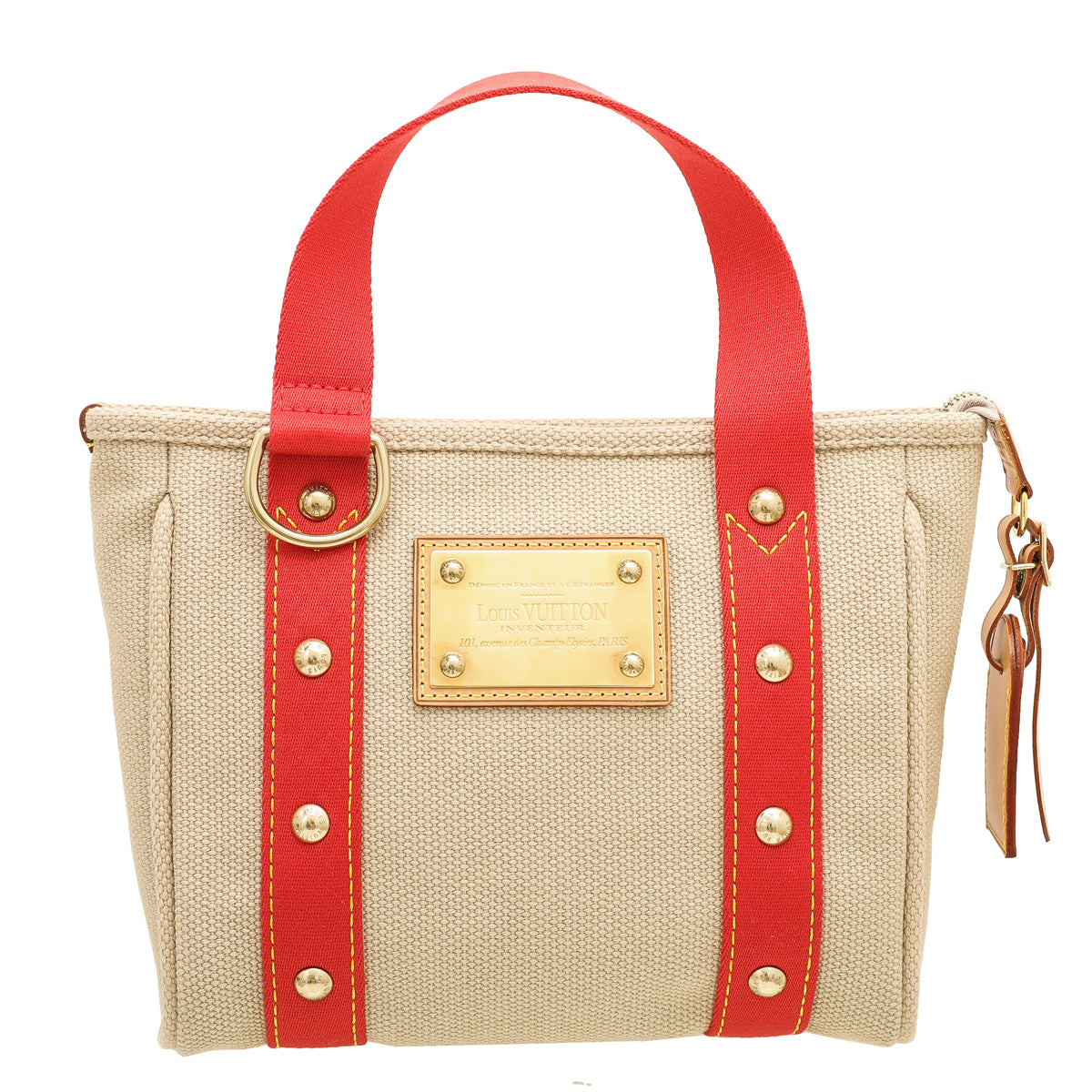 Louis Vuitton Bicolor L.E Toil Antigua Cabas Bag-Louis Vuitton-THE CLOSET