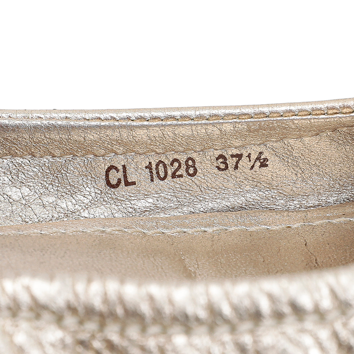 Louis Vuitton Metallic Gold Bow Ballerina Flats 37.5-Louis Vuitton-THE CLOSET