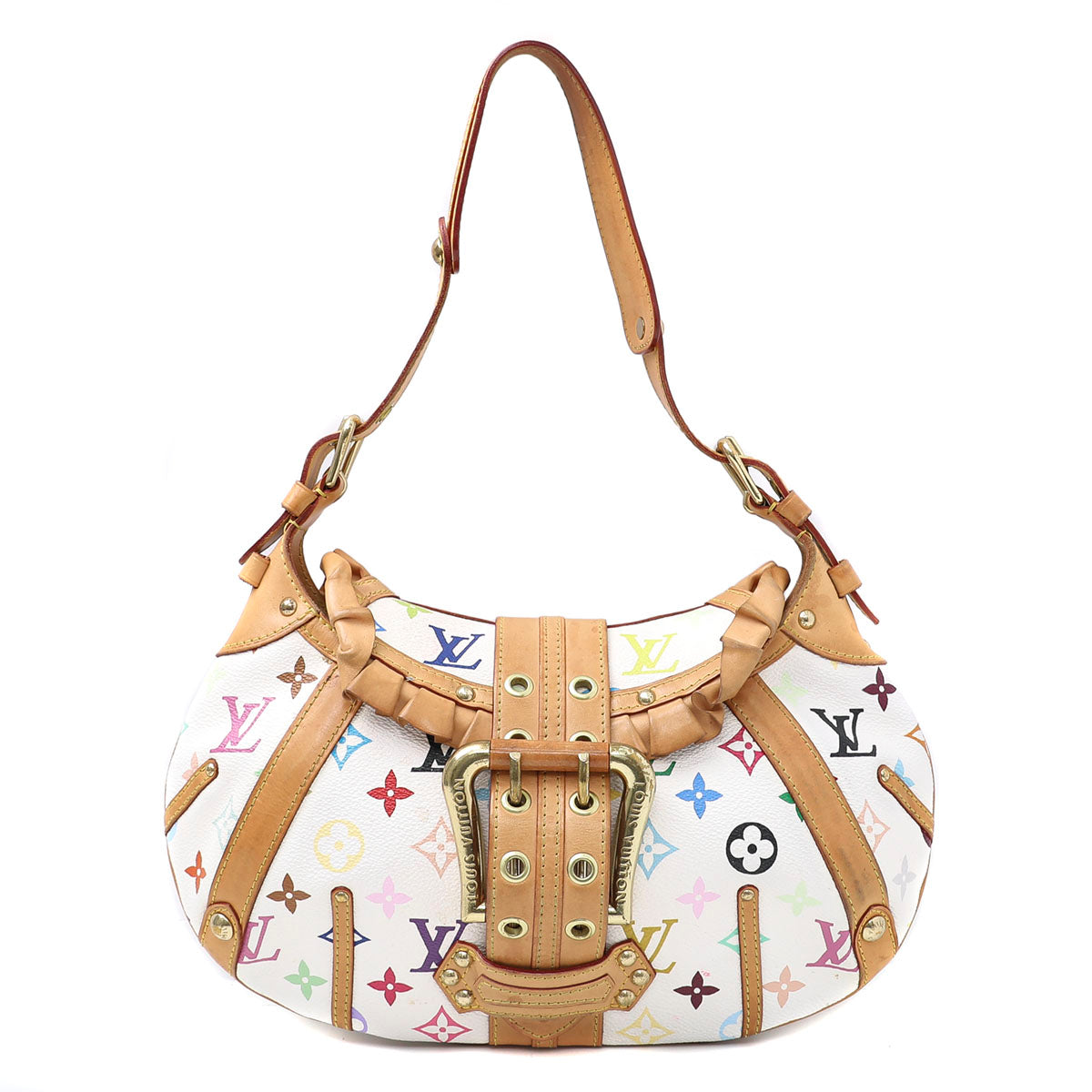 Louis Vuitton White - Multicolor Ltd Ed Leonor Bag-Louis Vuitton-THE CLOSET