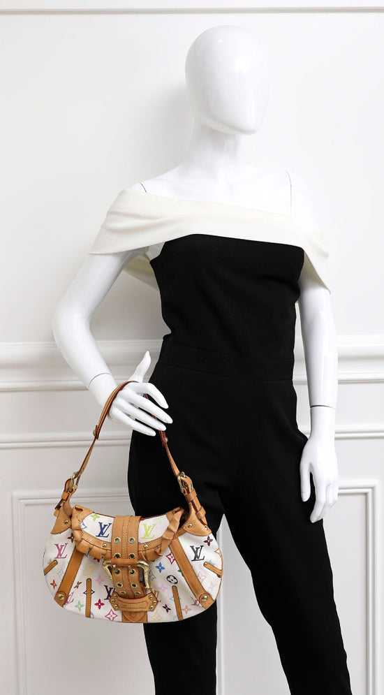 Louis Vuitton White / Multicolor Ltd Ed Leonor Bag – The Closet