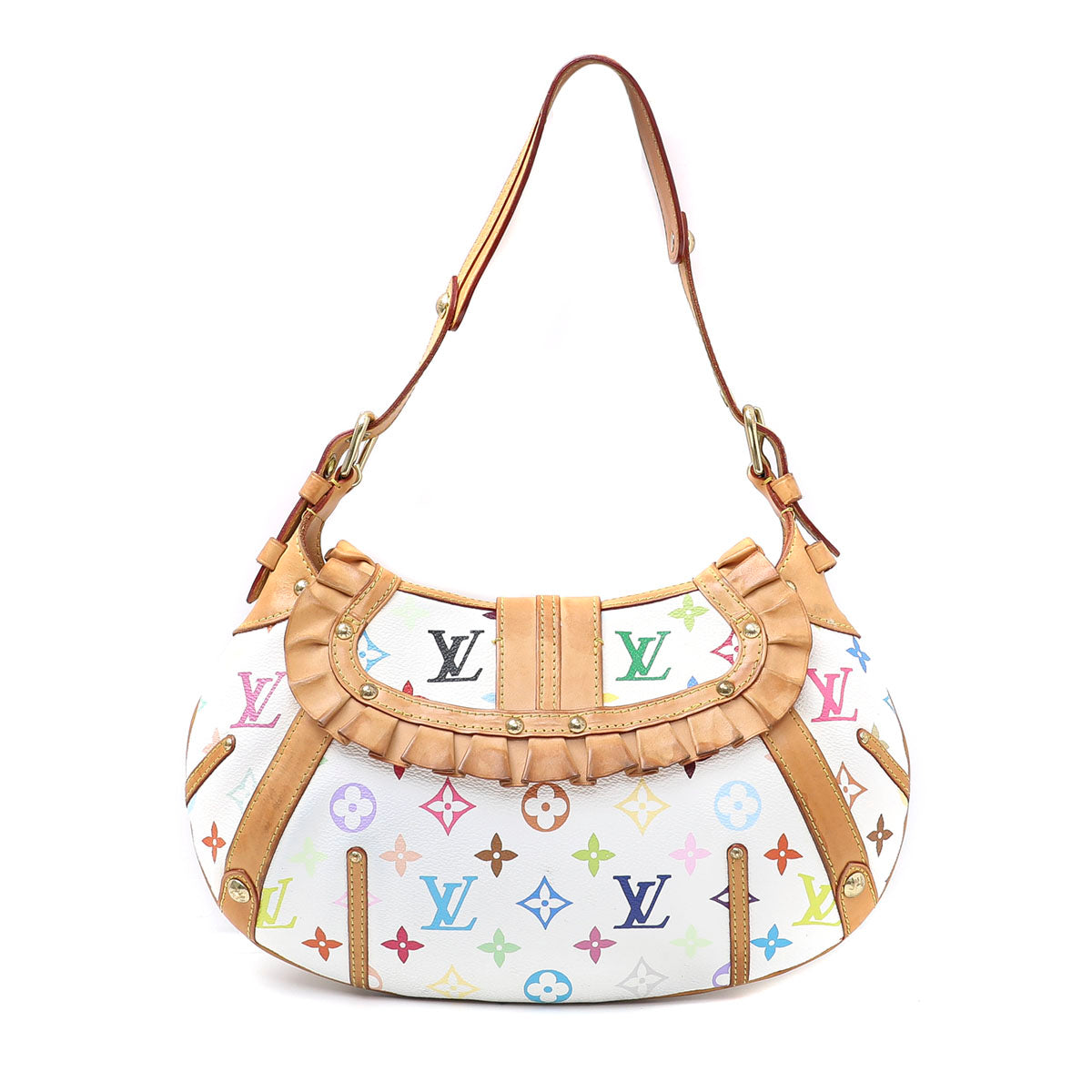 Louis Vuitton White - Multicolor Ltd Ed Leonor Bag-Louis Vuitton-THE CLOSET