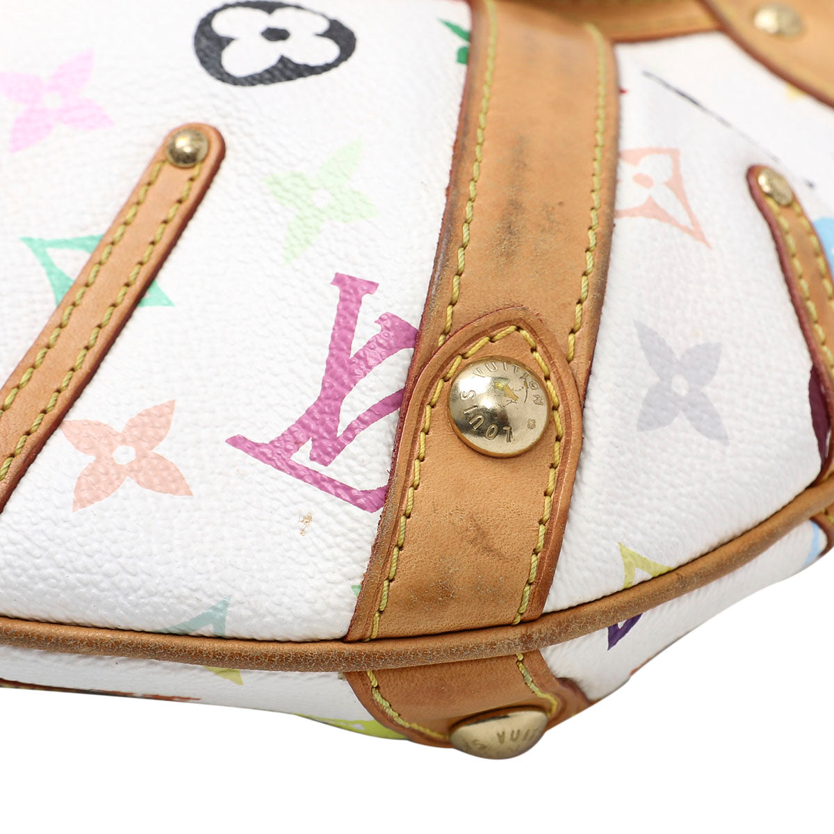 Louis Vuitton White - Multicolor Ltd Ed Leonor Bag-Louis Vuitton-THE CLOSET