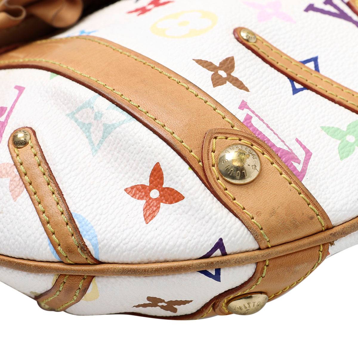 Louis Vuitton White - Multicolor Ltd Ed Leonor Bag-Louis Vuitton-THE CLOSET