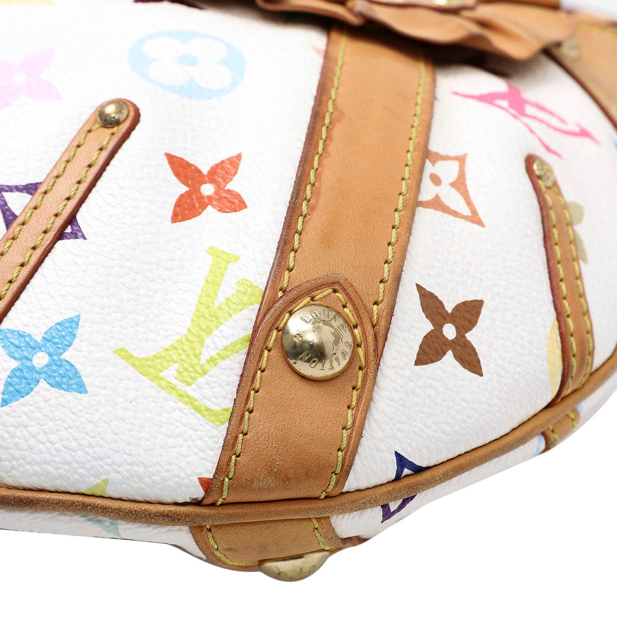 Louis Vuitton White - Multicolor Ltd Ed Leonor Bag-Louis Vuitton-THE CLOSET