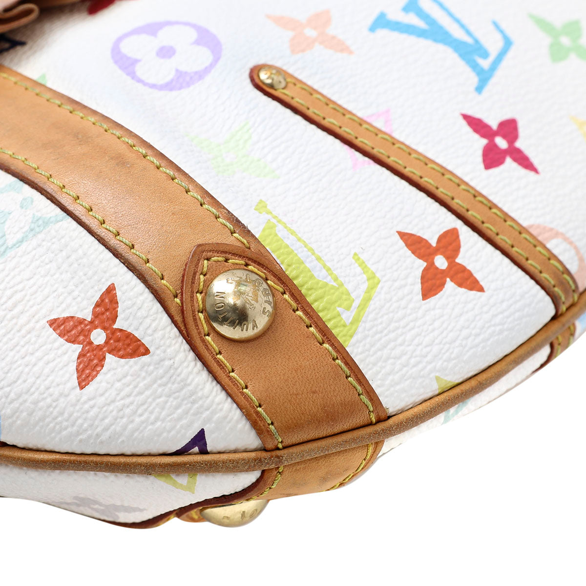 Louis Vuitton White - Multicolor Ltd Ed Leonor Bag-Louis Vuitton-THE CLOSET