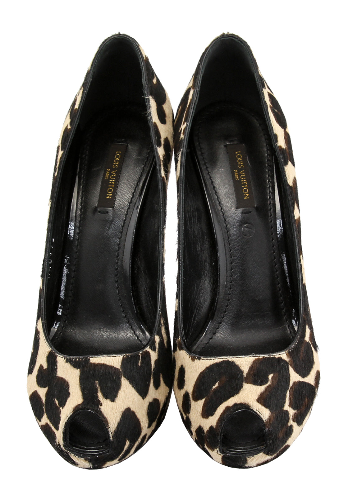Louis Vuitton Leopard Oh Really Pumps 38-Louis Vuitton-THE CLOSET