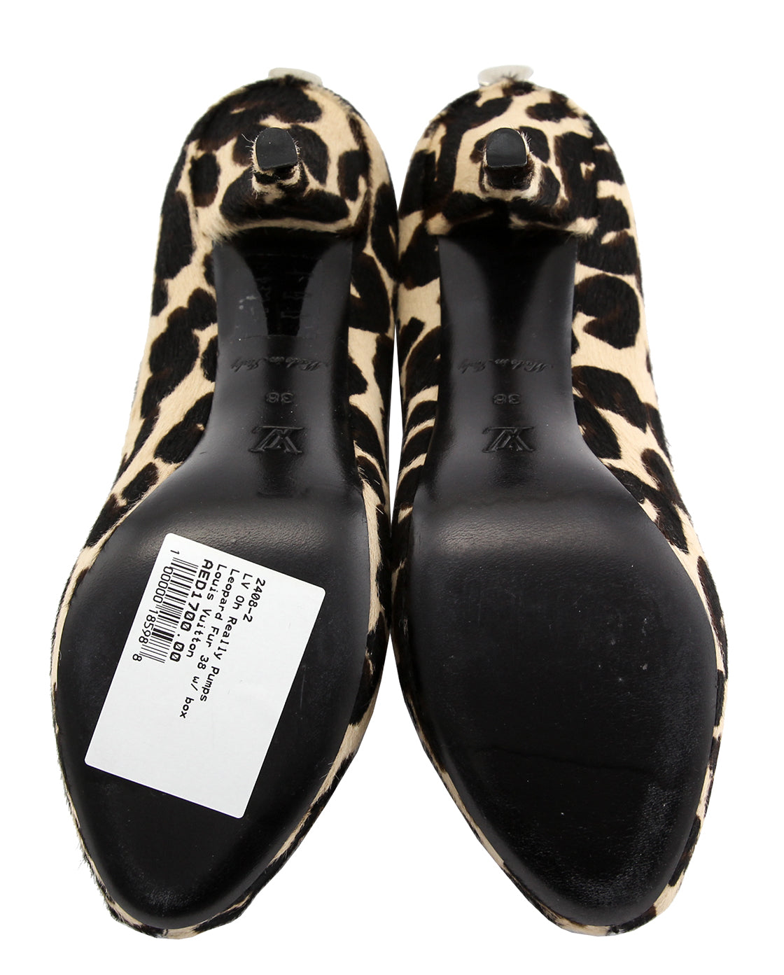 Louis Vuitton Leopard Oh Really Pumps 38-Louis Vuitton-THE CLOSET