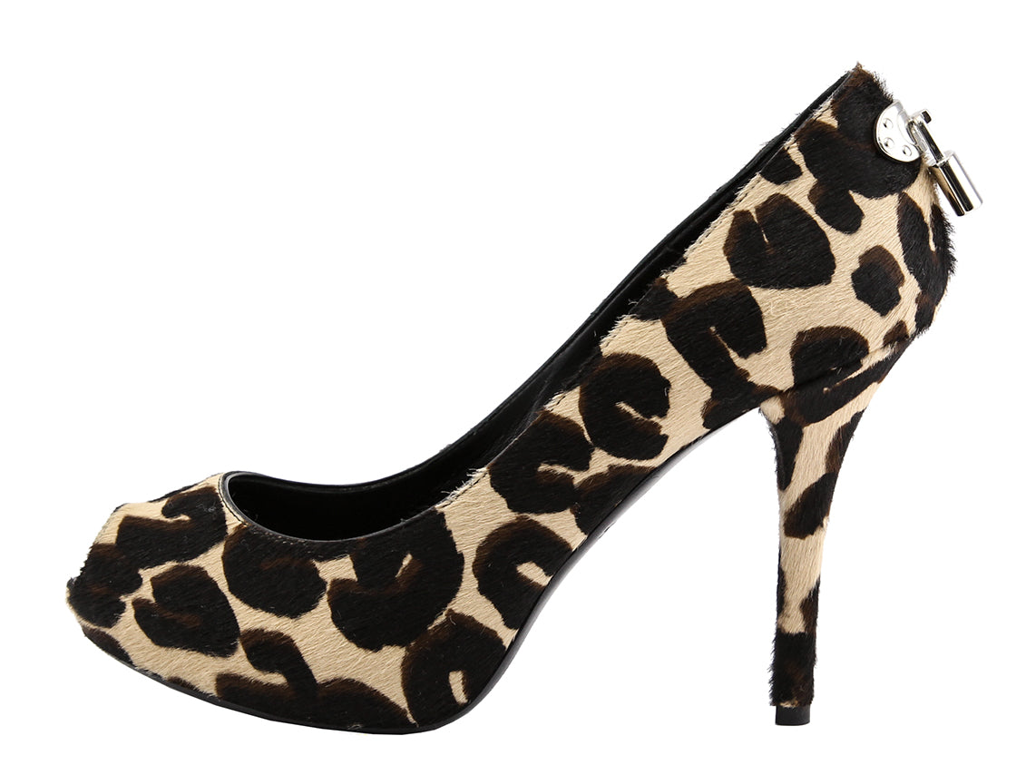 Louis Vuitton Leopard Oh Really Pumps 38-Louis Vuitton-THE CLOSET