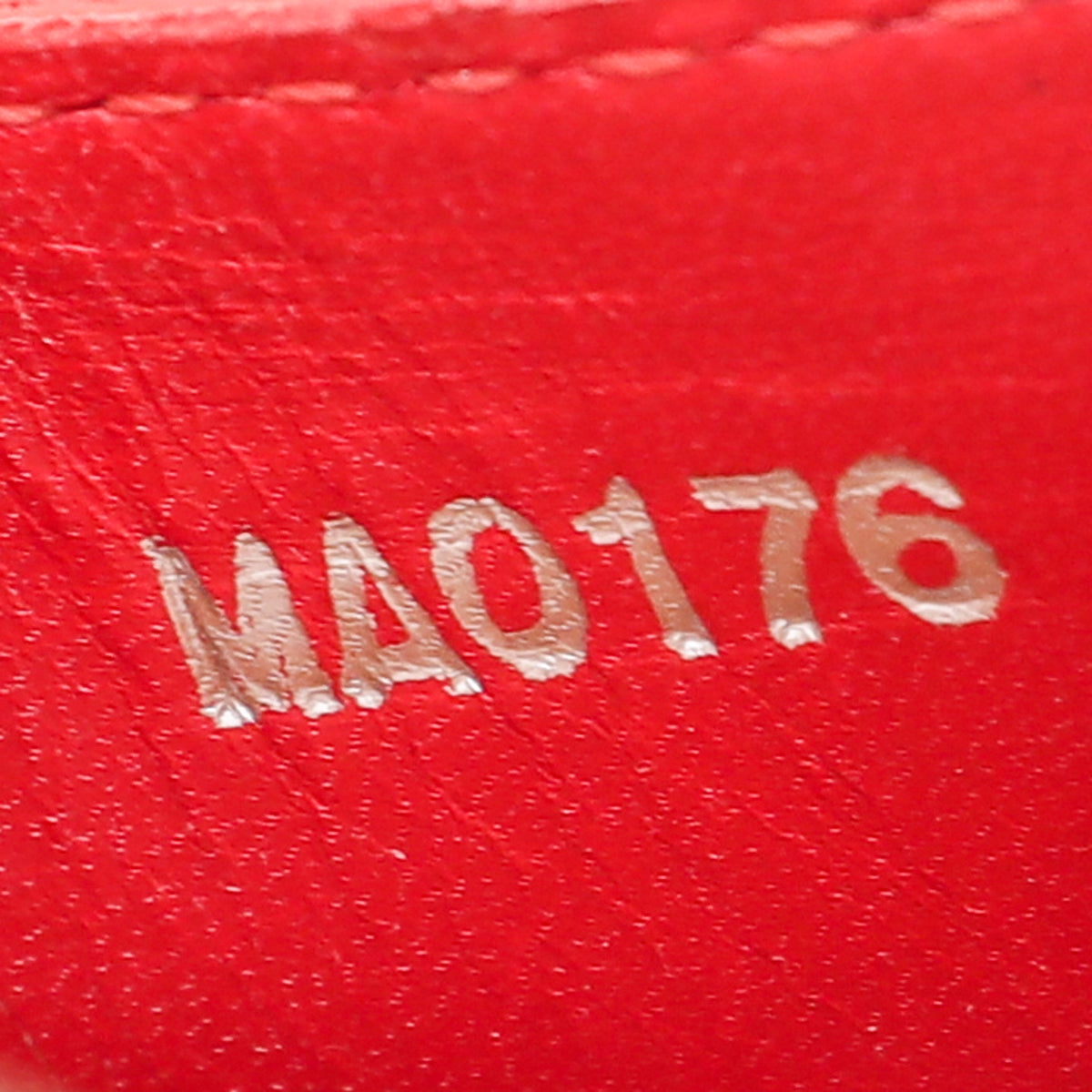 Louis Vuitton Red Lock It Flat Mules 38.5
