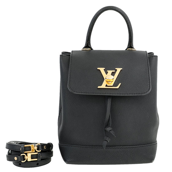 Louis Vuitton Black Lock Me Backpack Bag