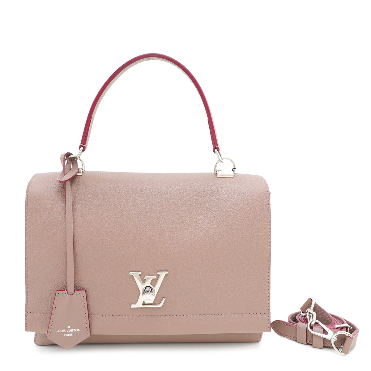 Louis Vuitton Taupe Calf Lock Me II Bag-Louis Vuitton-THE CLOSET