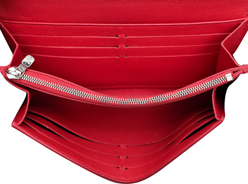 Louis Vuitton Red Lockme II Wallet-Louis Vuitton-THE CLOSET