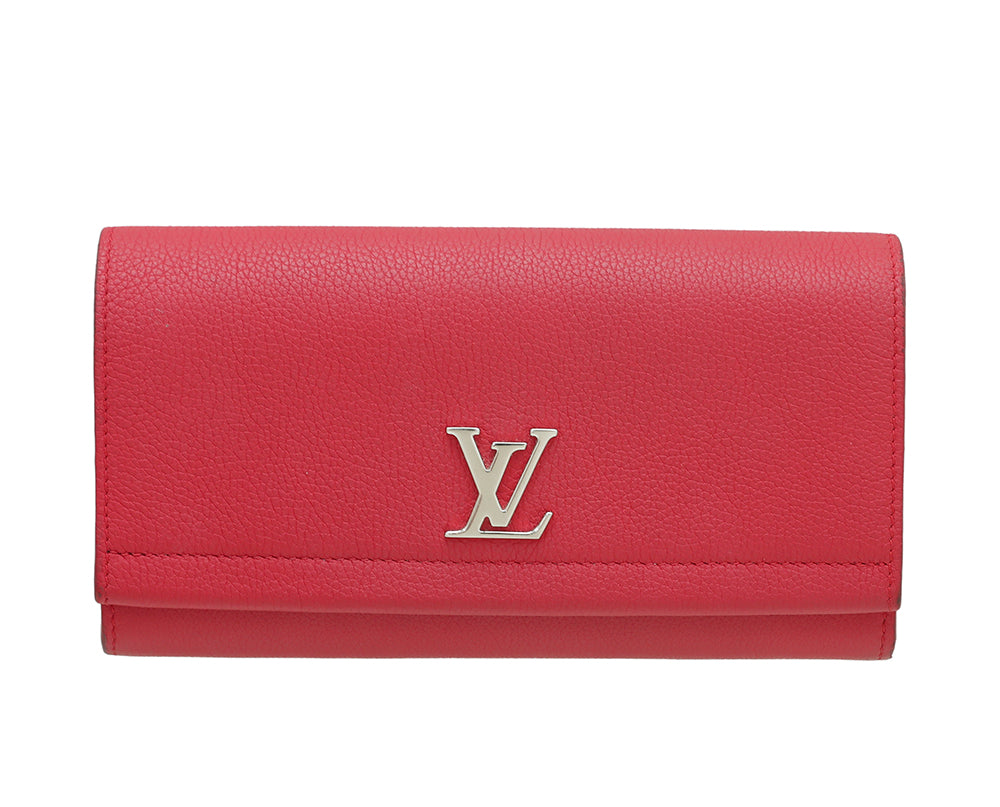 Louis Vuitton Red Lockme II Wallet – THE CLOSET - Main Image