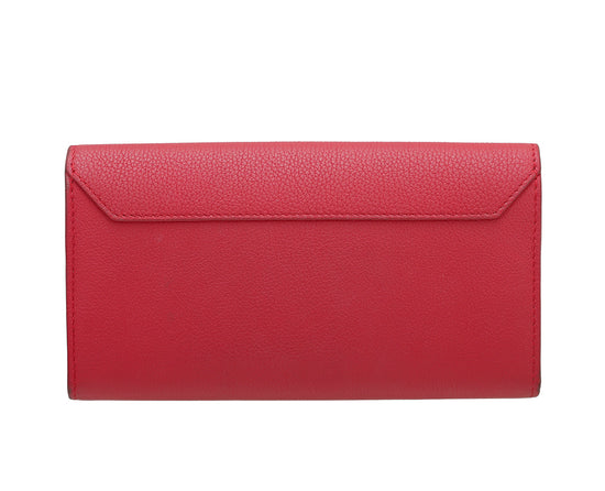 Louis Vuitton Red Lockme II Wallet