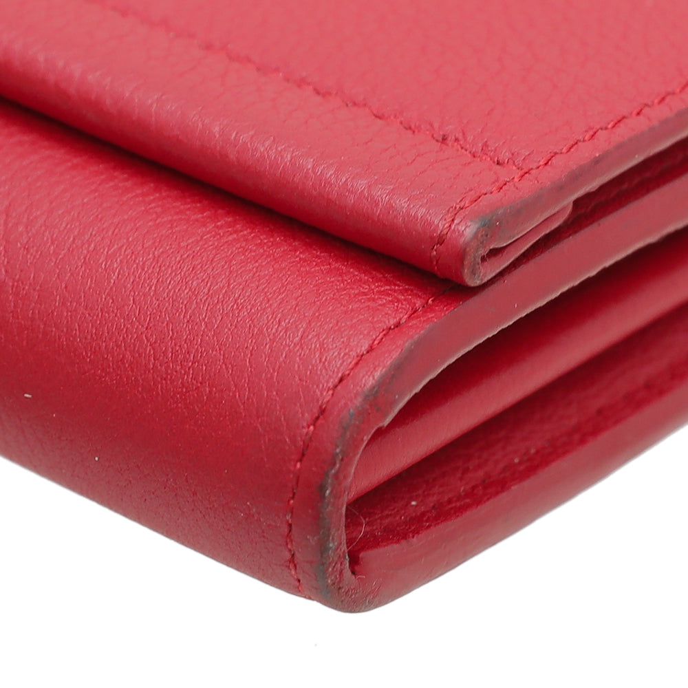 Louis Vuitton Red Lockme II Wallet-Louis Vuitton-THE CLOSET