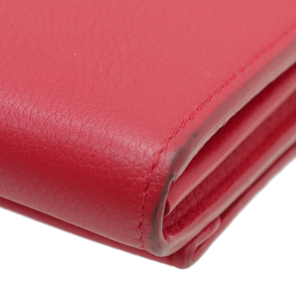 Louis Vuitton Red Lockme II Wallet-Louis Vuitton-THE CLOSET