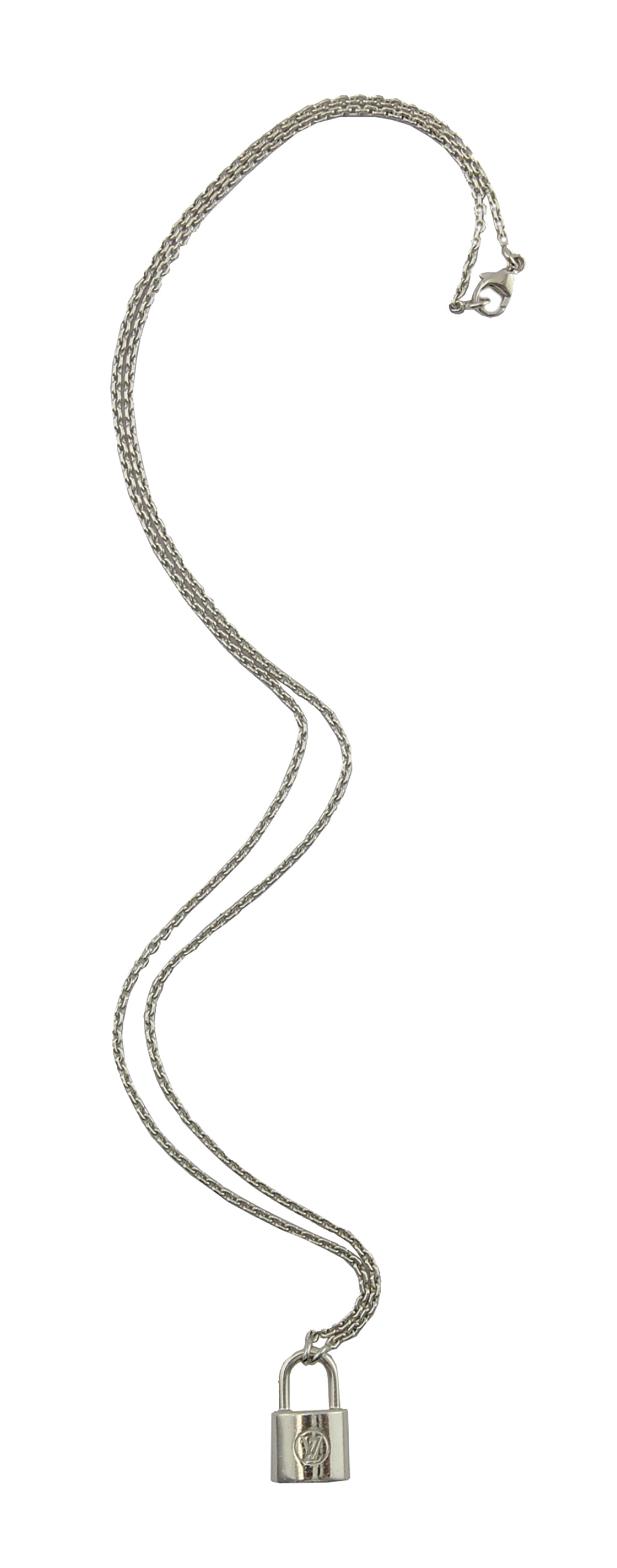 Louis Vuitton Silver Lock It Necklace