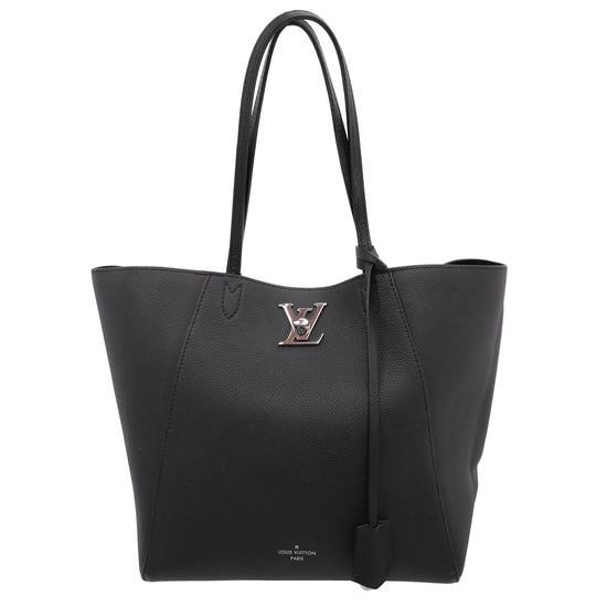 Louis Vuitton Black Lockme Cabas Tote Bag