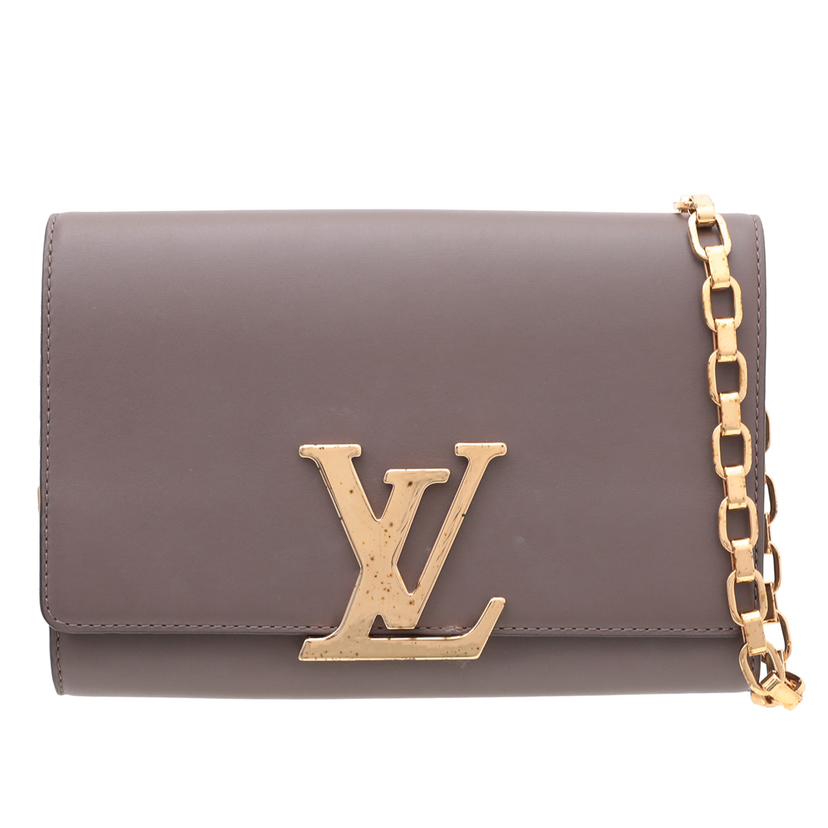 Louis Vuitton Etoupe Louise Chain Matte Bag-Louis Vuitton-THE CLOSET