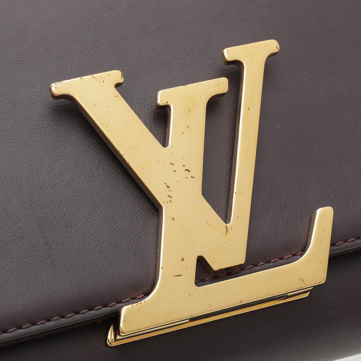 Louis Vuitton Violet Louise Matte Chain Clutch-Louis Vuitton-THE CLOSET