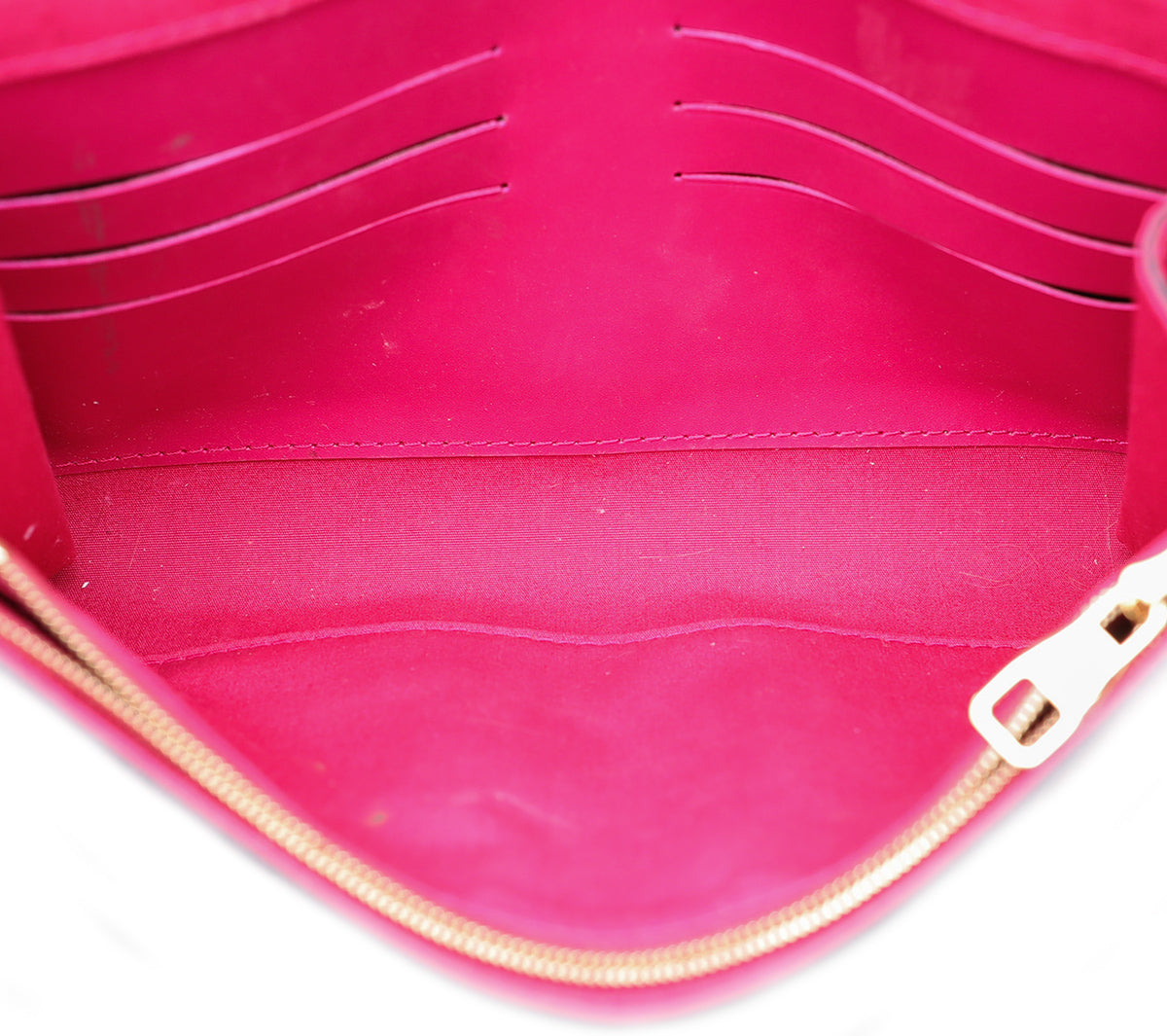 Louis Vuitton Framboise Vernis Louise Clutch