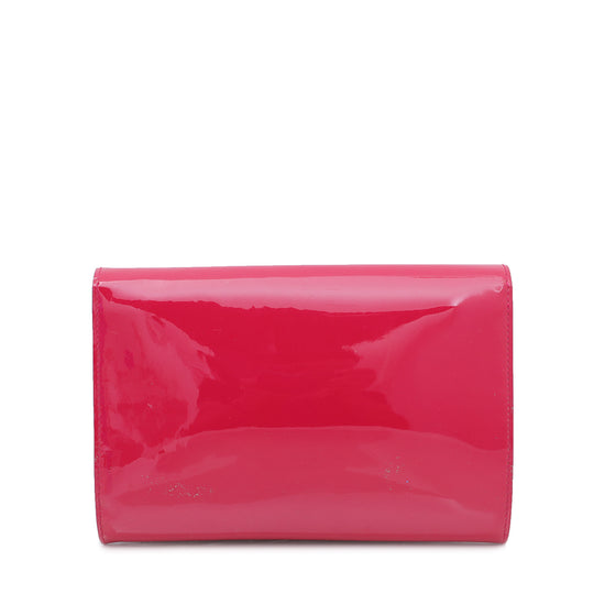 Louis Vuitton Framboise Vernis Louise Clutch