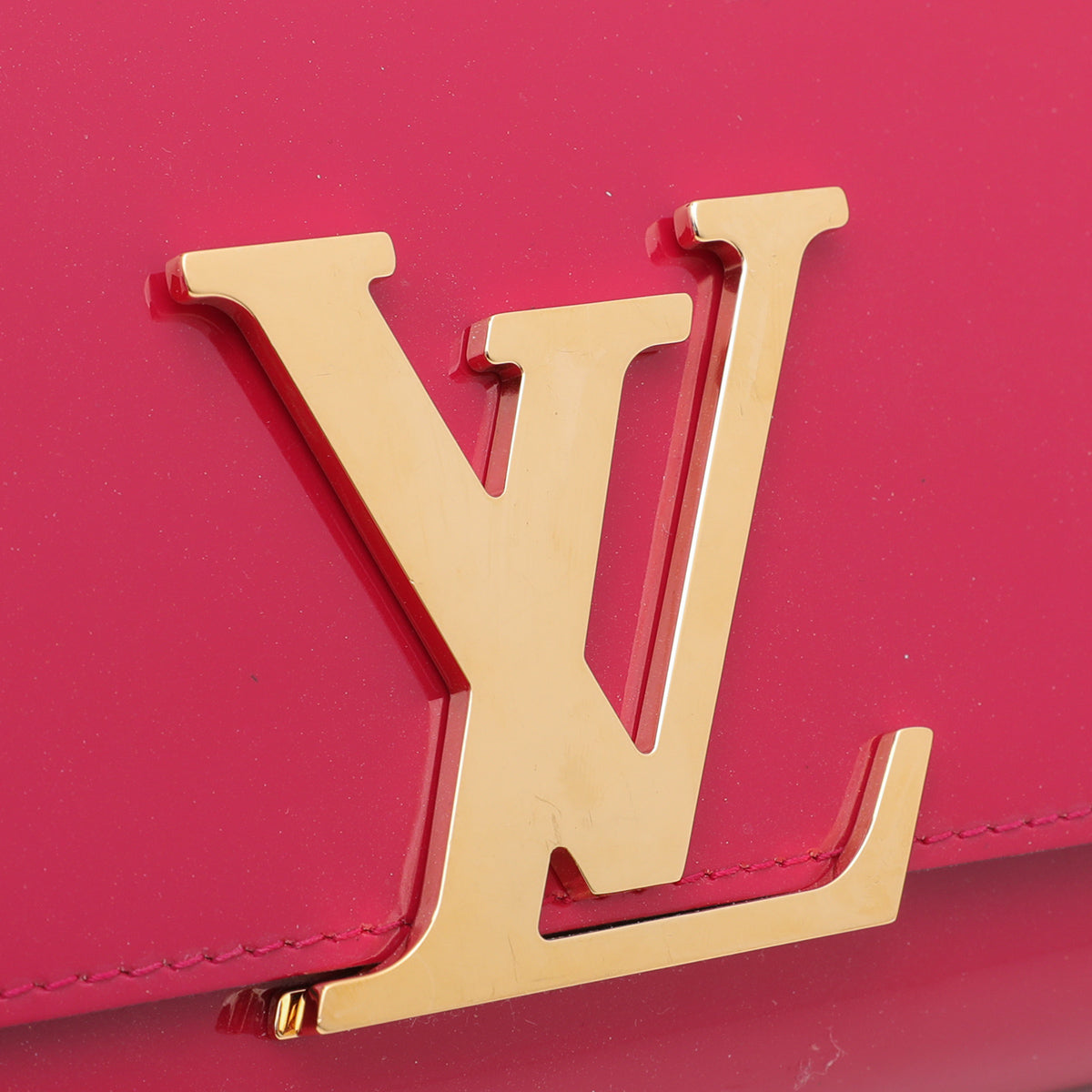 Louis Vuitton Framboise Vernis Louise Clutch