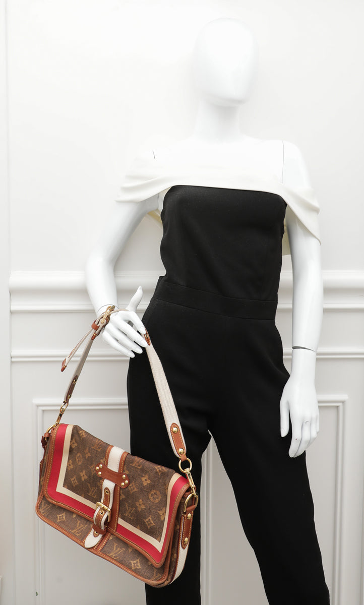 Louis Vuitton Monogram LTD Rayures Tisse Bag