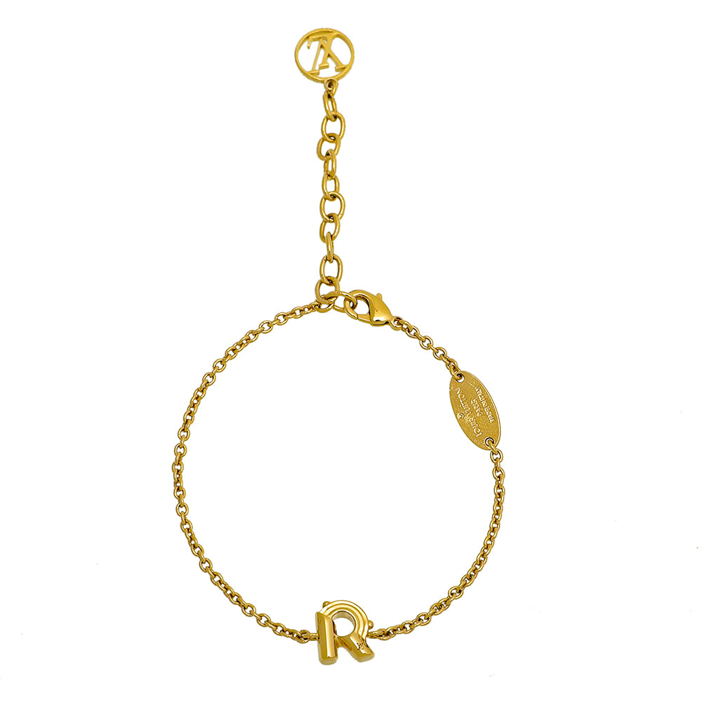 Alphabet lv&me bracelet Louis Vuitton Gold in Metal - 28554410