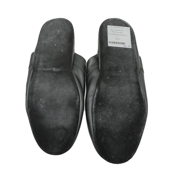 Louis Vuitton Black X Supreme High Slippers 8