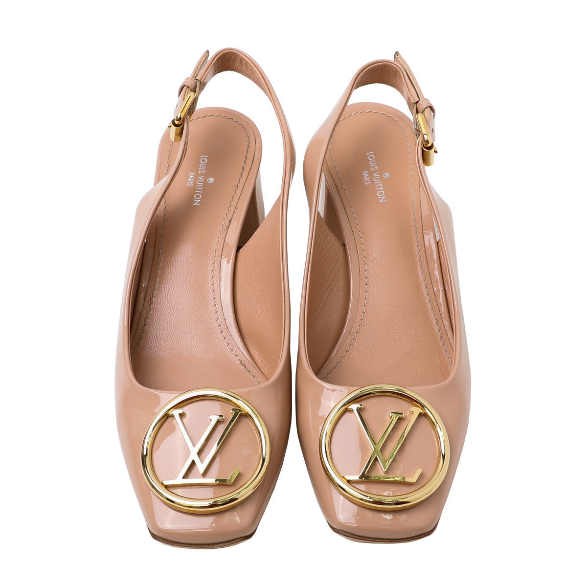 Louis Vuitton Blush Madeleine Slingback Pump 39-Louis Vuitton-THE CLOSET