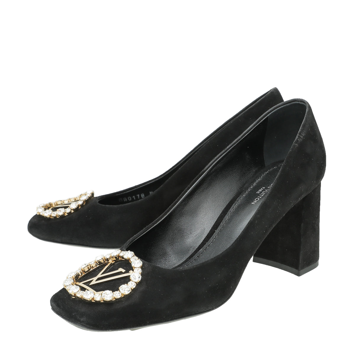Louis Vuitton Black Suede Madeleine Pump 36.5-Louis Vuitton-THE CLOSET