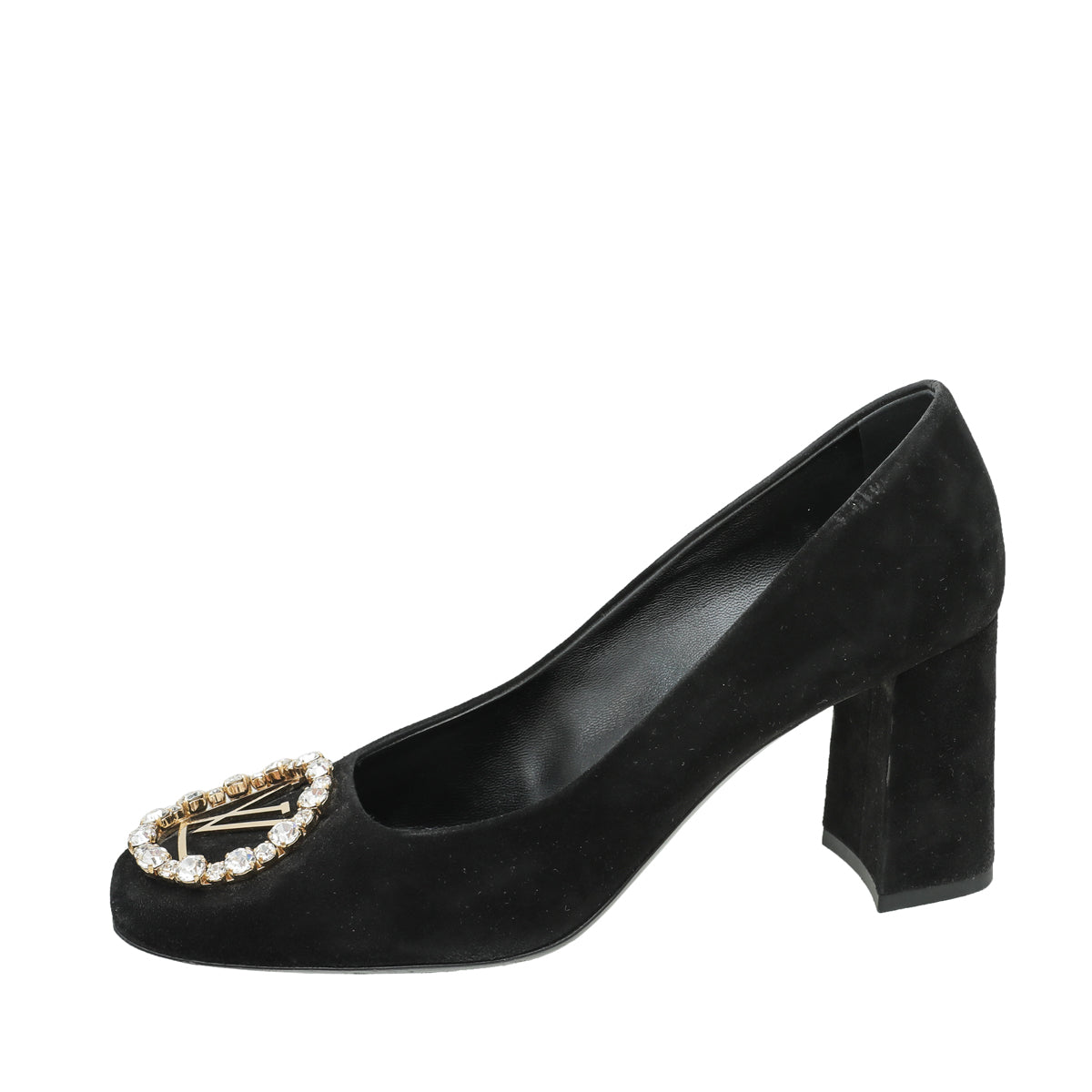 Louis Vuitton Black Suede Madeleine Pump 36.5-Louis Vuitton-THE CLOSET