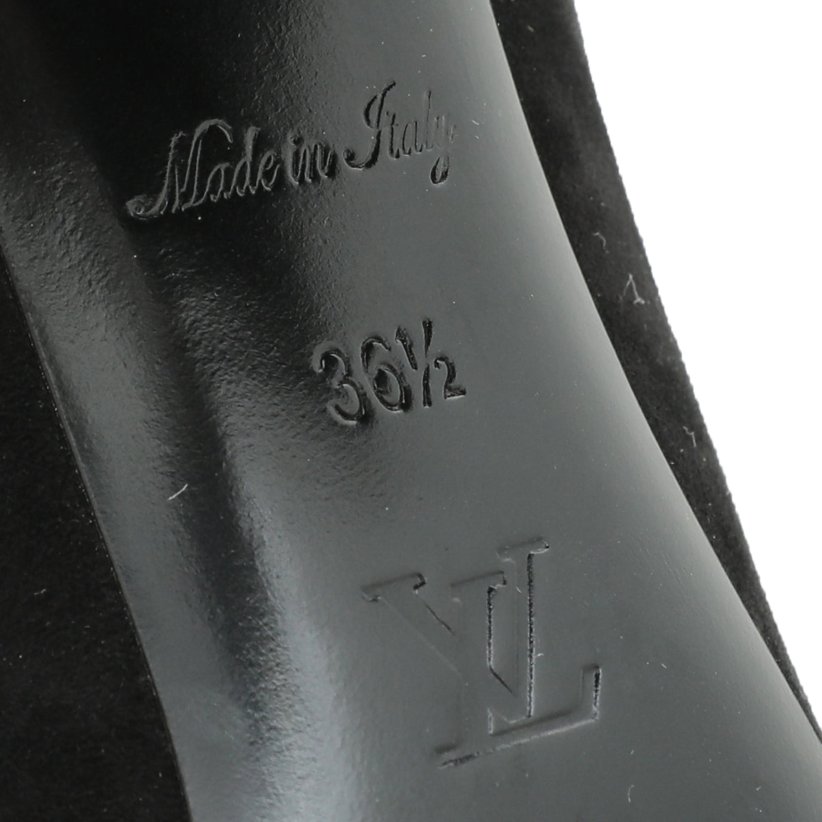 Louis Vuitton Black Suede Madeleine Pump 36.5