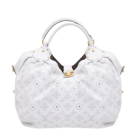 Louis Vuitton White Mahina XL Bag