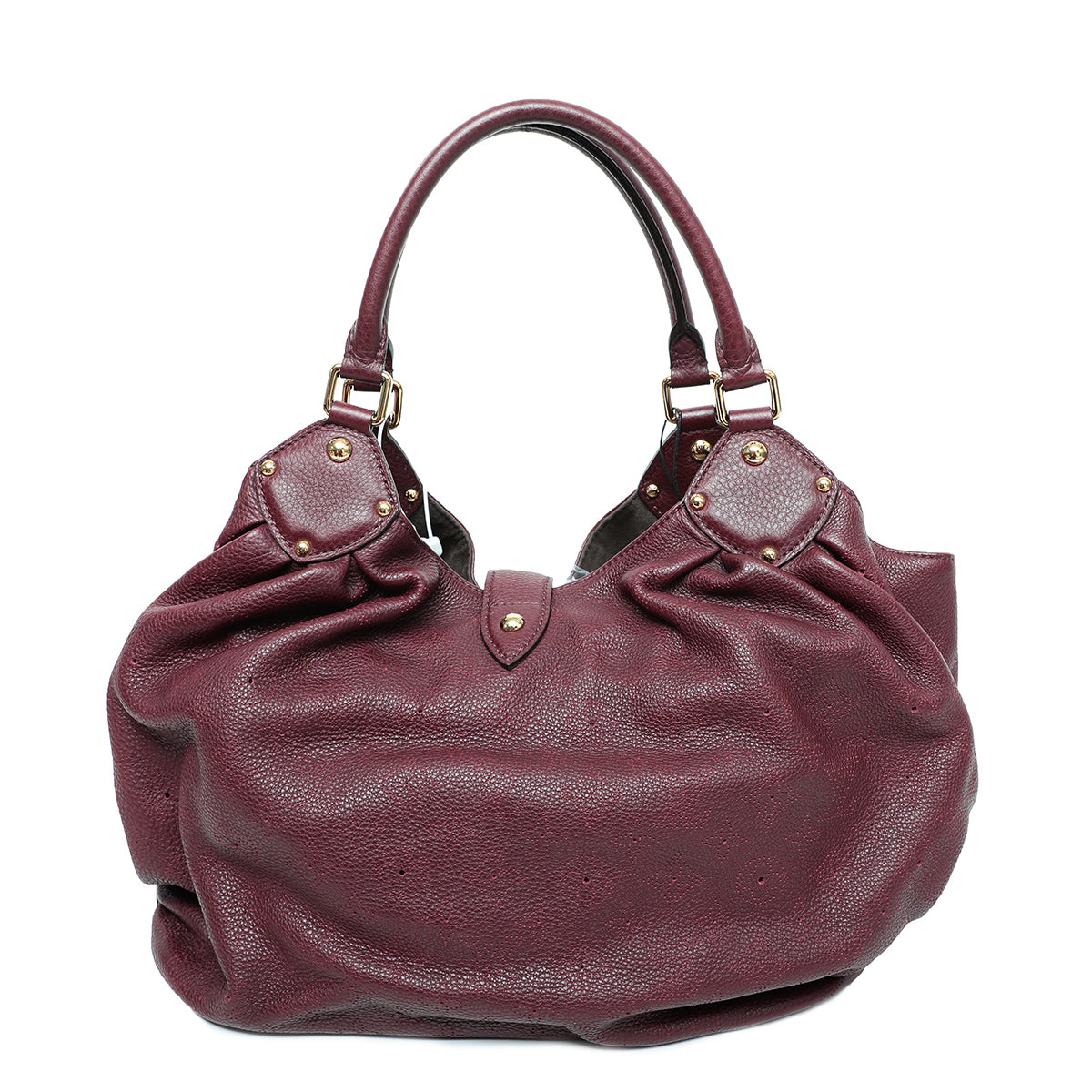 Louis Vuitton Maroon Mahina Tote Bag-Louis Vuitton-THE CLOSET