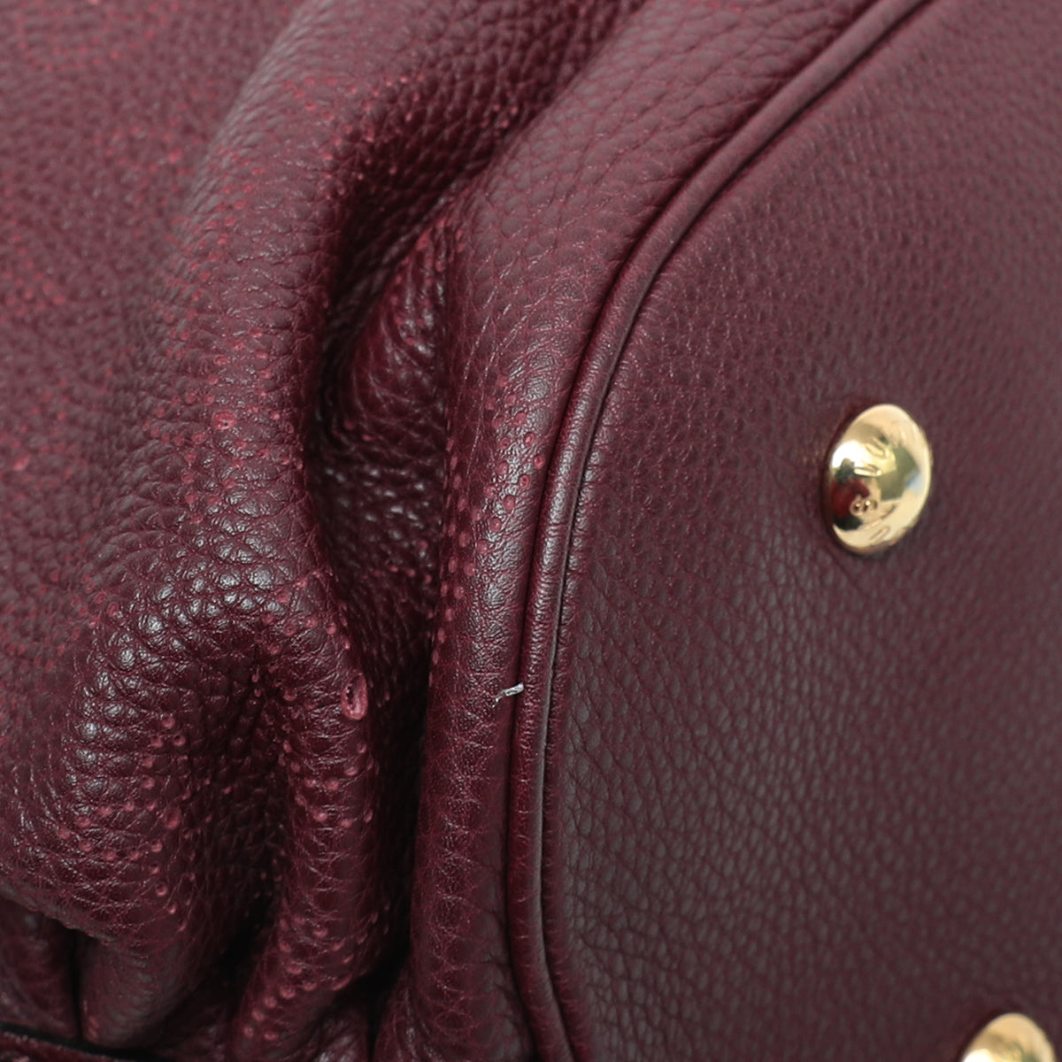 Louis Vuitton Maroon Mahina Tote Bag-Louis Vuitton-THE CLOSET