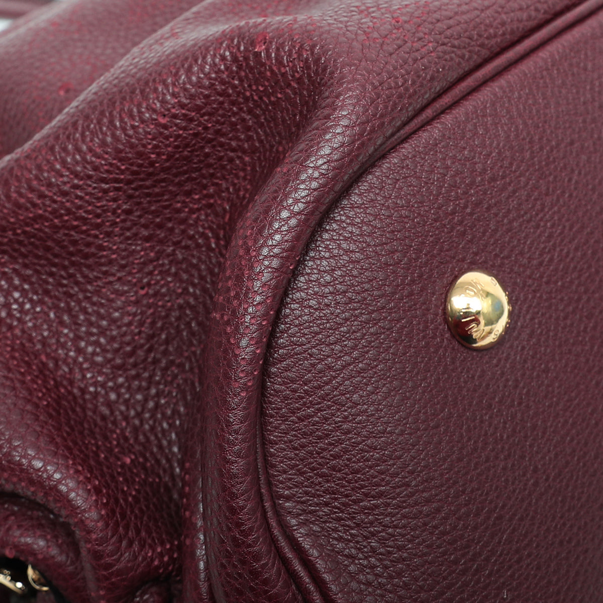 Louis Vuitton Maroon Mahina Tote Bag-Louis Vuitton-THE CLOSET