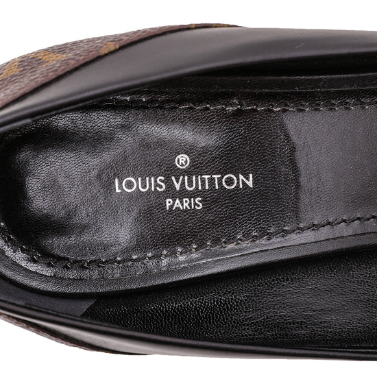 Louis Vuitton Black Monogram Matchmake Pump 39