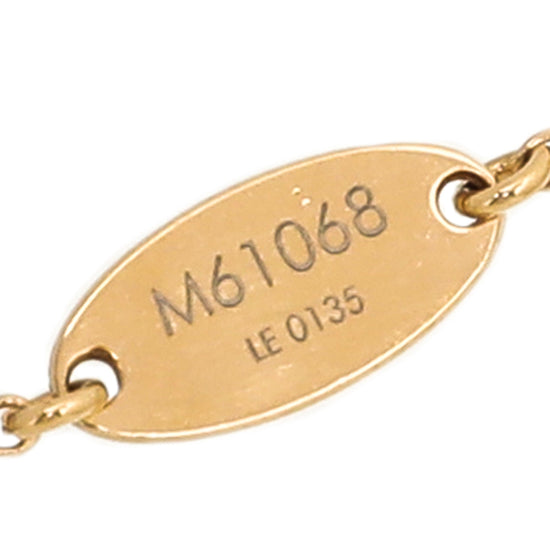 Alphabet Lv&me Necklace Louis Vuitton Gold In Metal